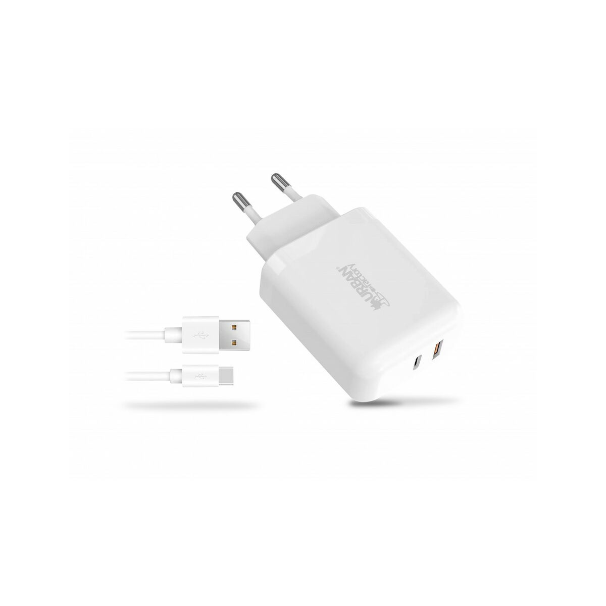 Bærbar oplader Urban Factory PSC45UF Hvid
